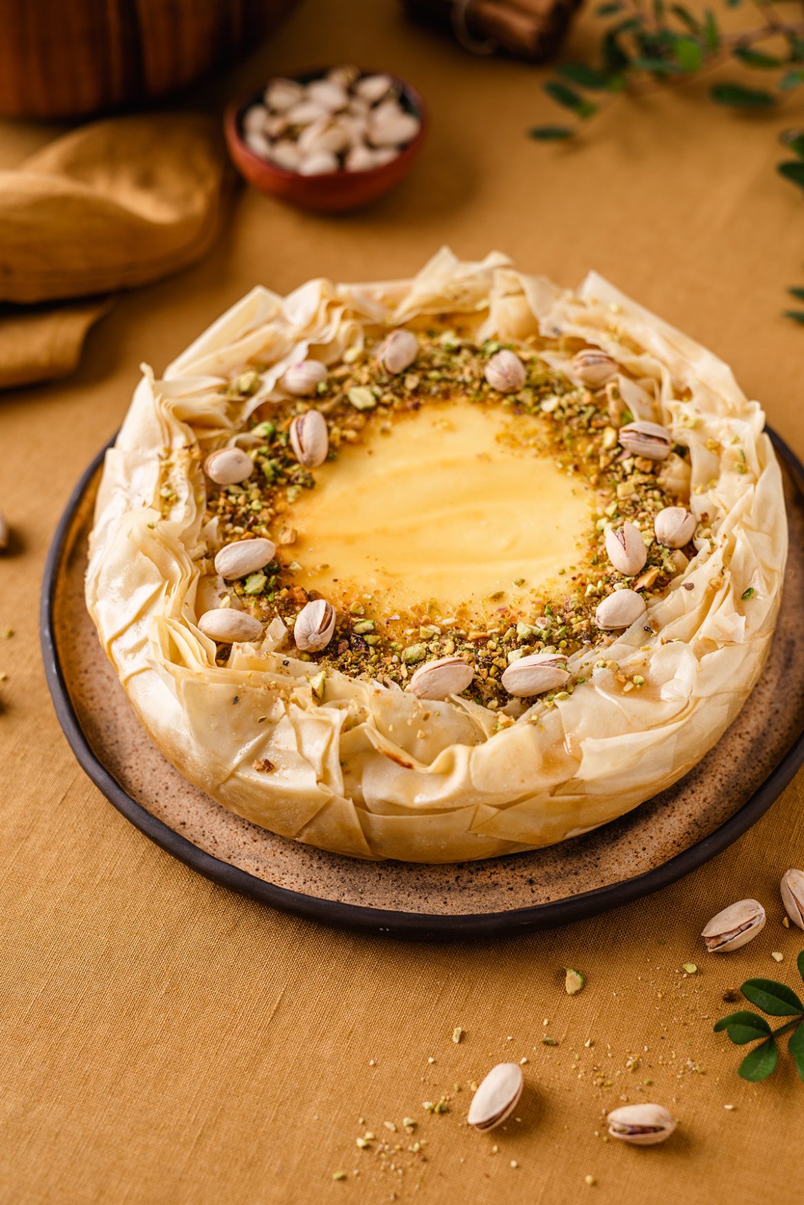 Baklavos sūrio pyragas