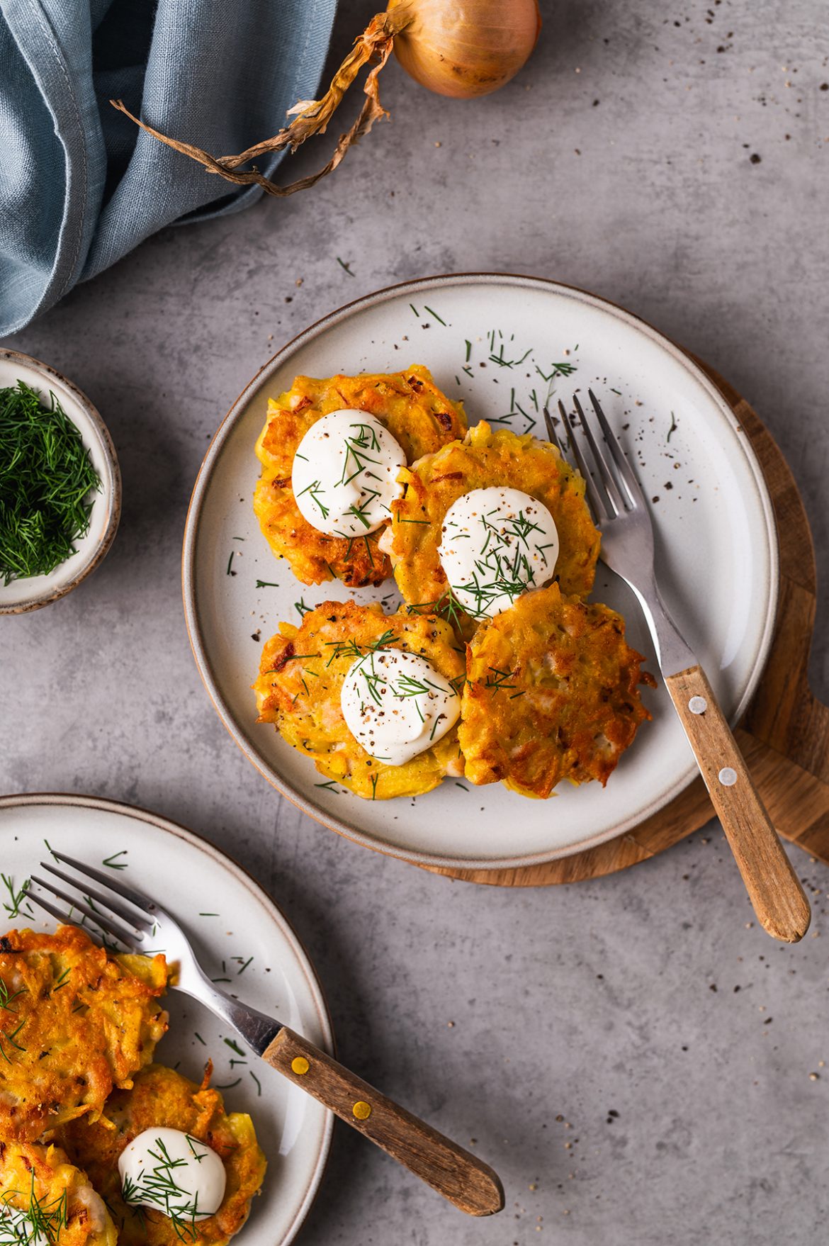 Bulviniai blynai su vištiena