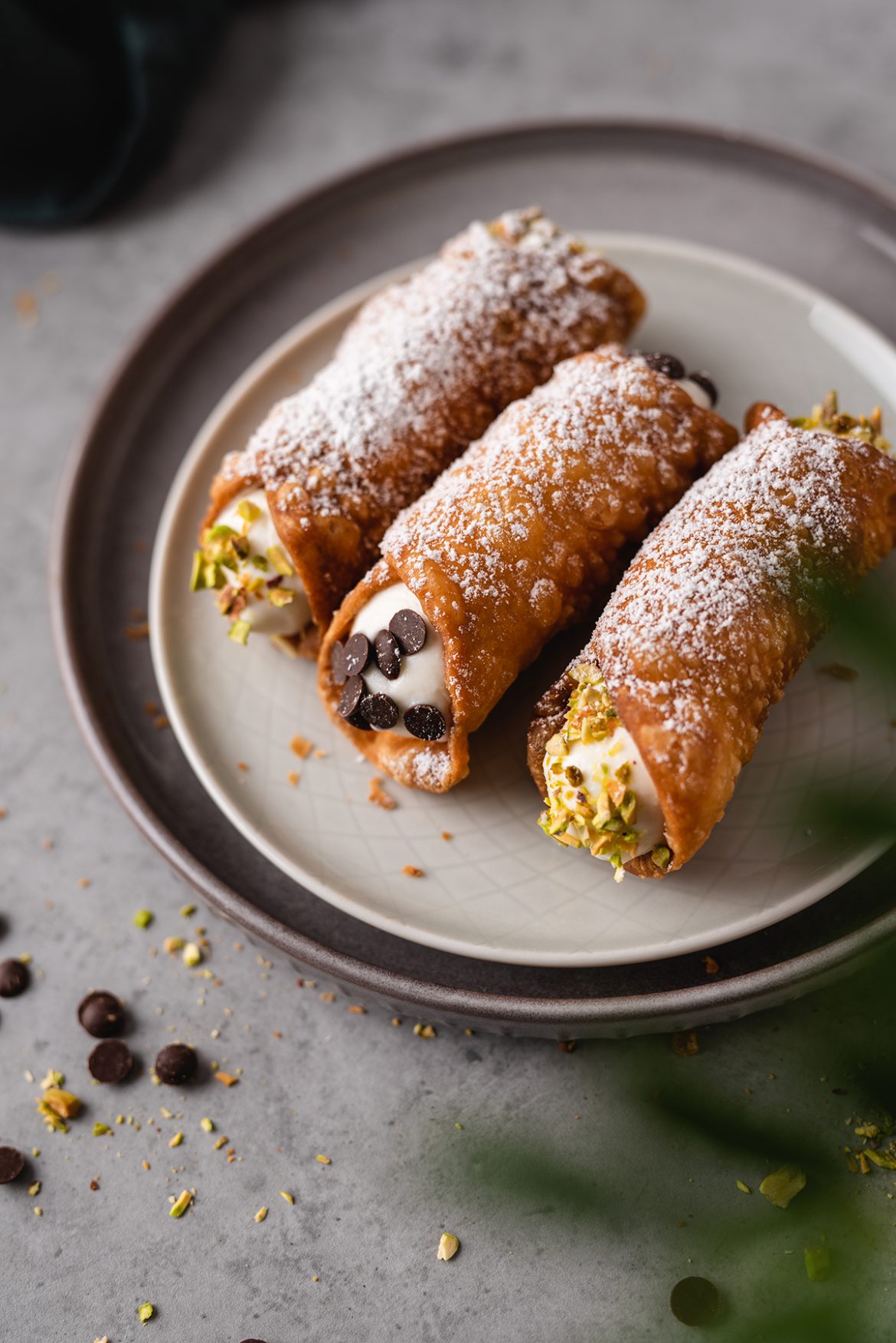Itališki pyragėliai su rikotos kremu „Cannoli“