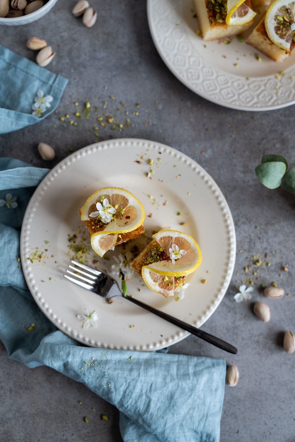 Citrininis manų kruopų pyragas