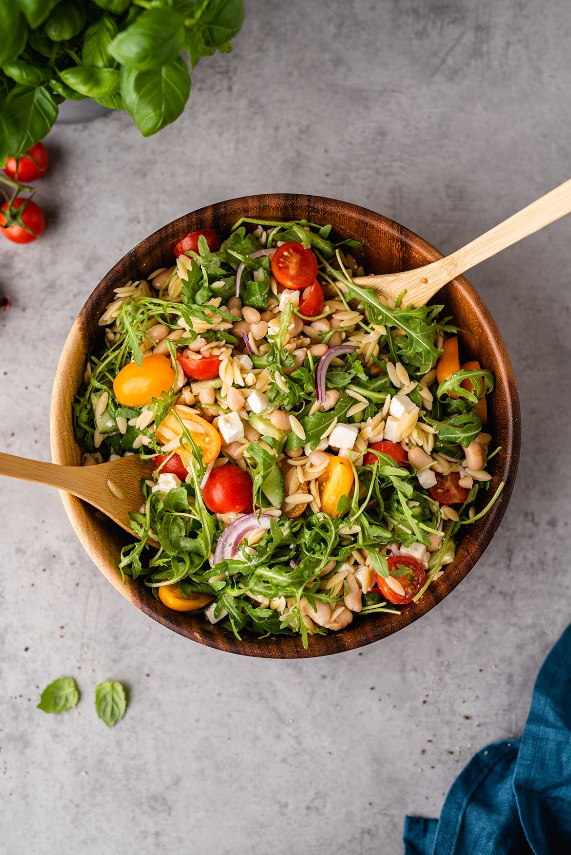 Graikiškos makaronų salotos