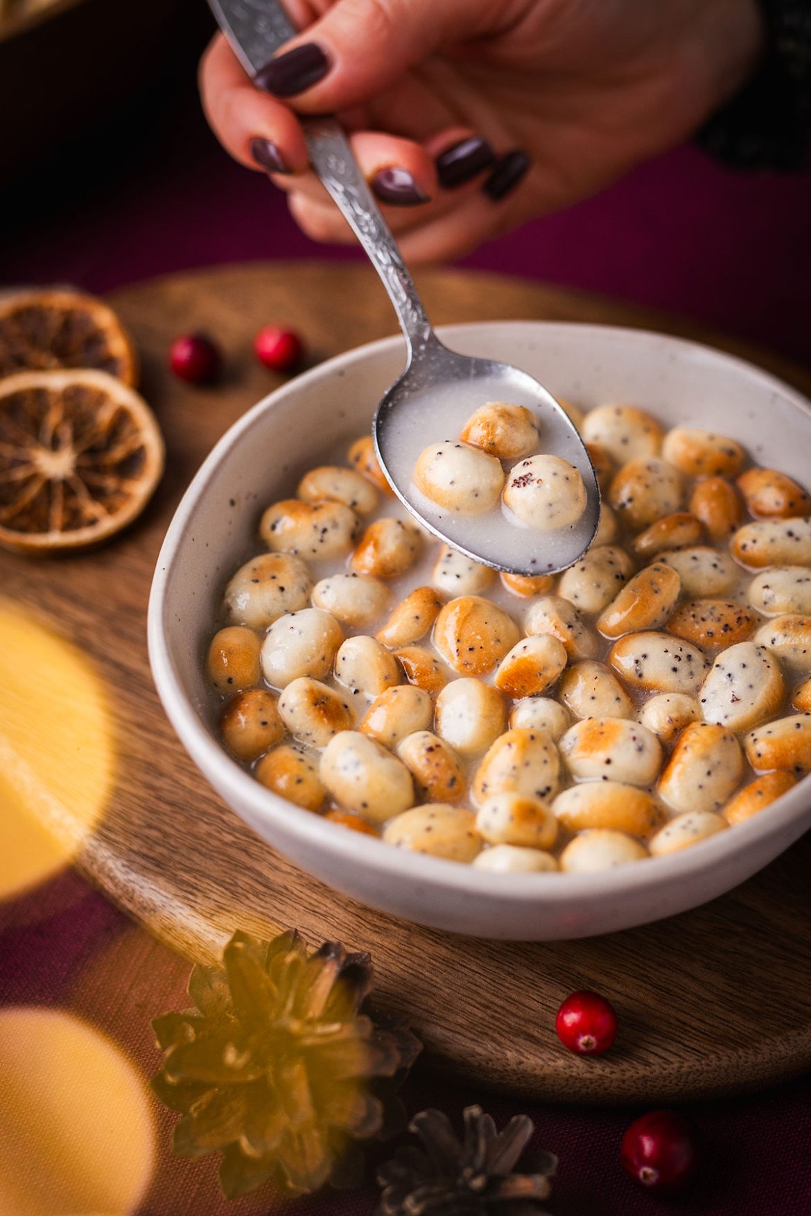 Kūčiukai su aguonpieniu