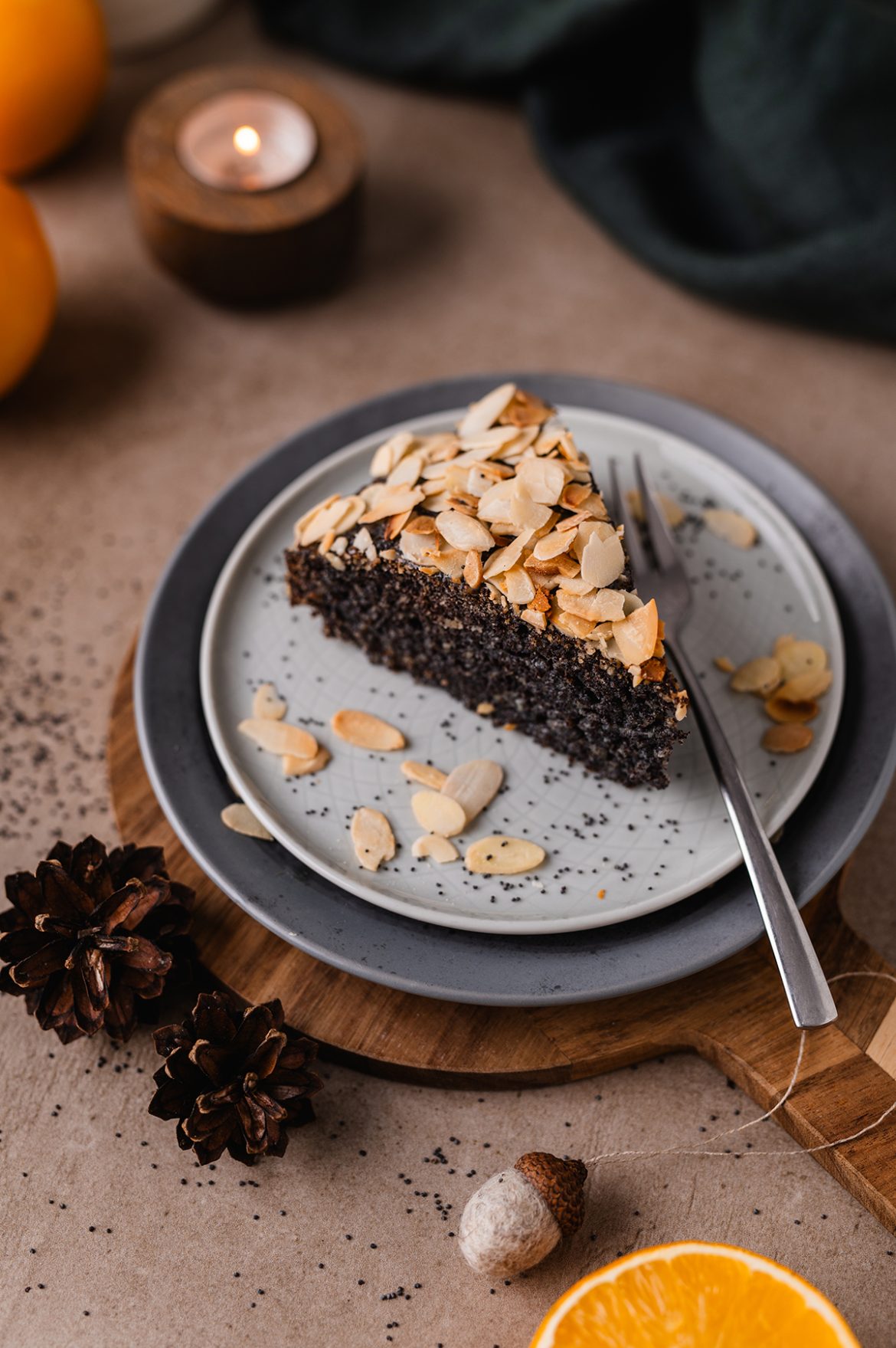 Migdolinis aguonų pyragas