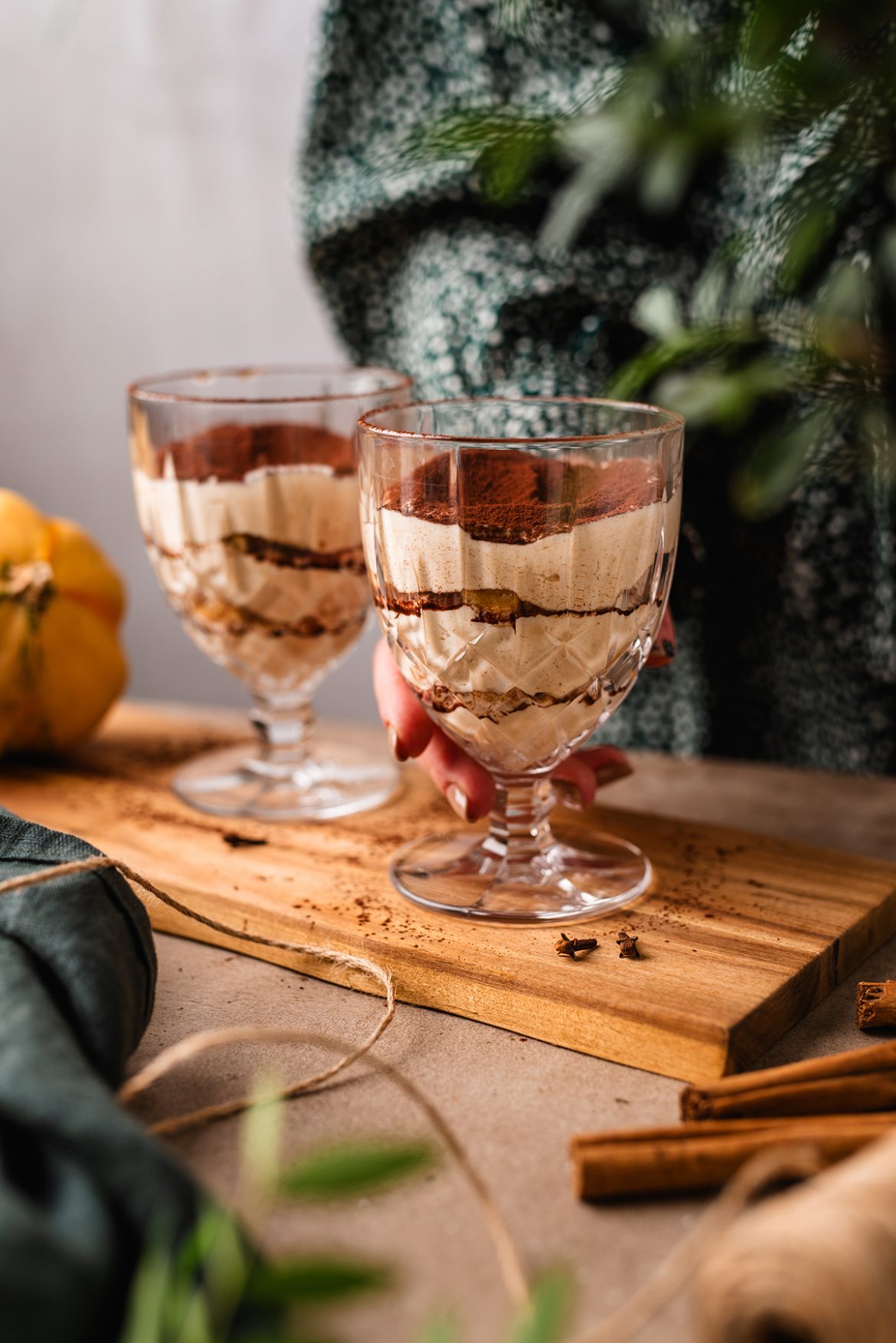 Prieskoninis moliūginis tiramisu | Pumpkin Spice Tiramisu