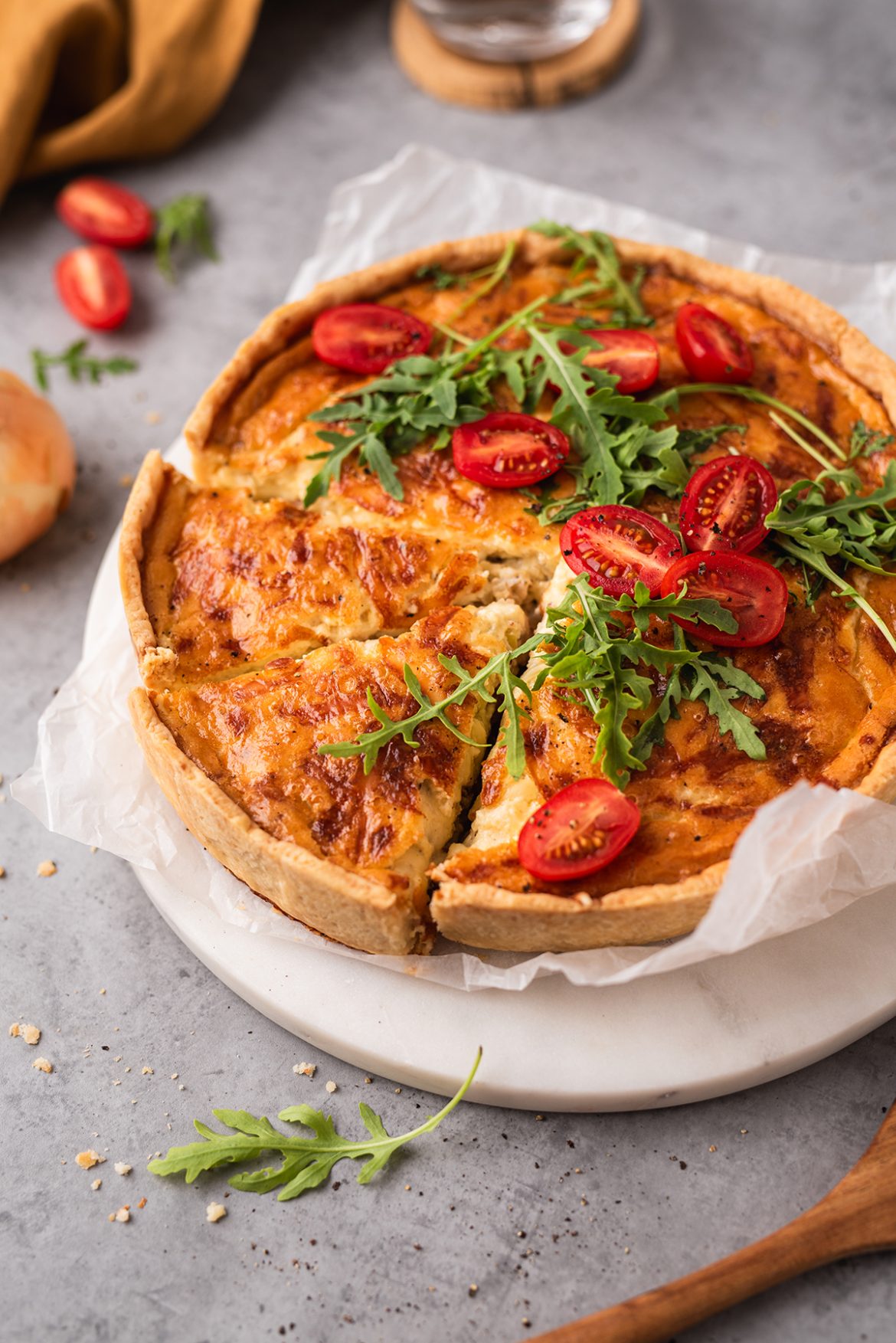 Prancūziškas nesaldus pyragas „Quiche Lorraine“