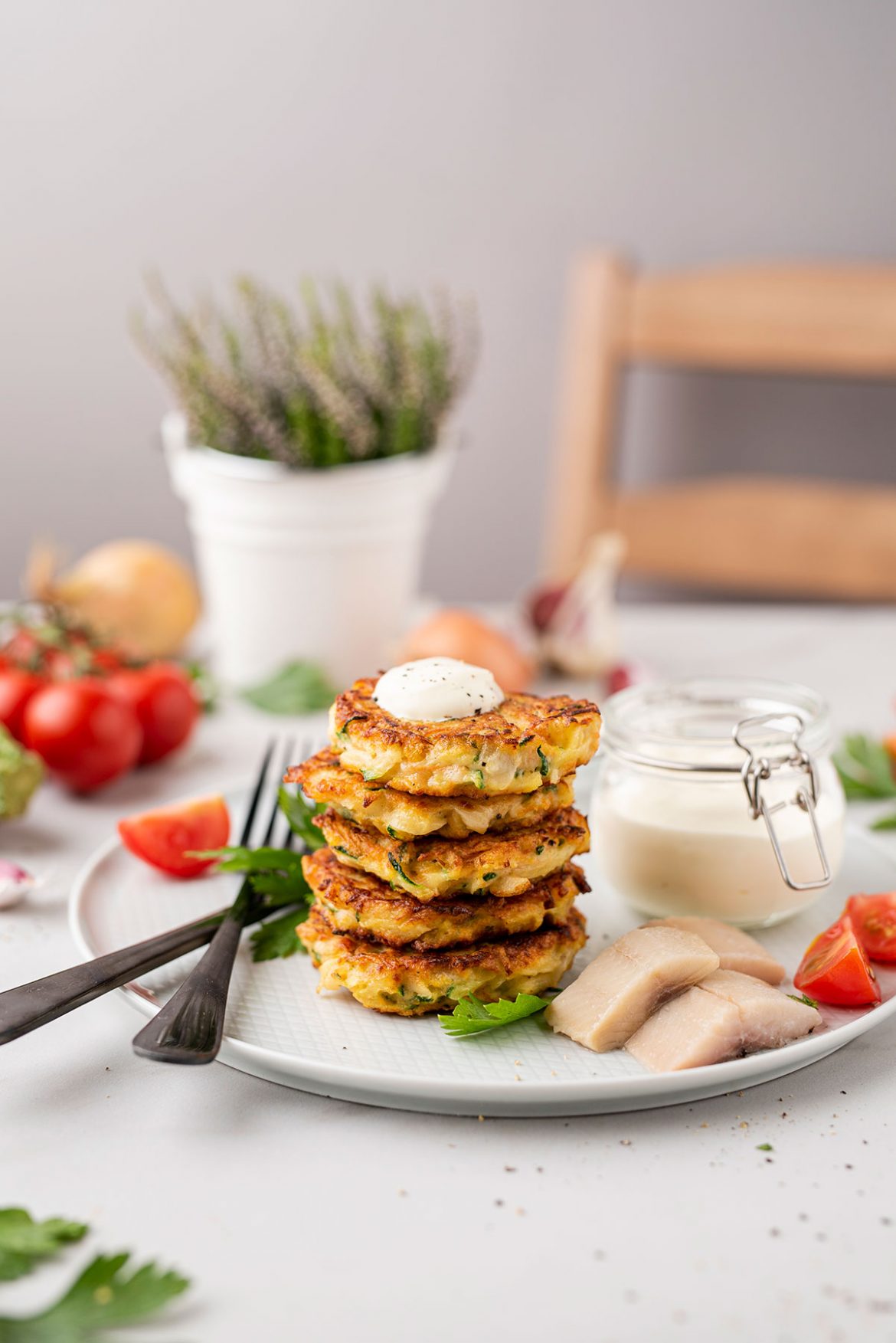 Rudens daržovių blyneliai