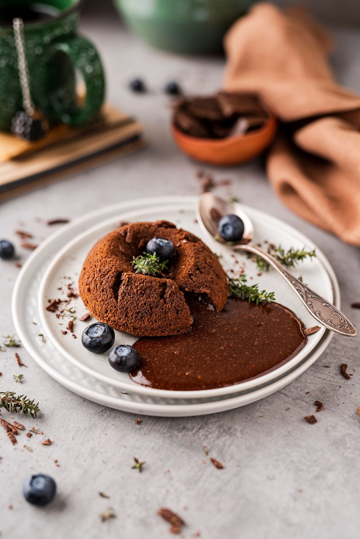 Šokoladiniai pyragėliai „Moelleux au Chocolat“