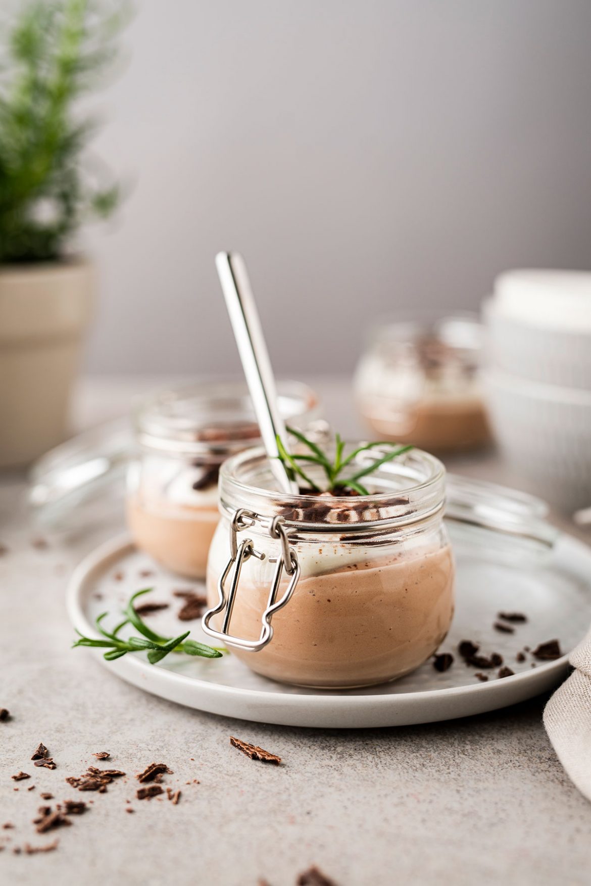 Šokoladiniai kreminio sūrio putėsiai