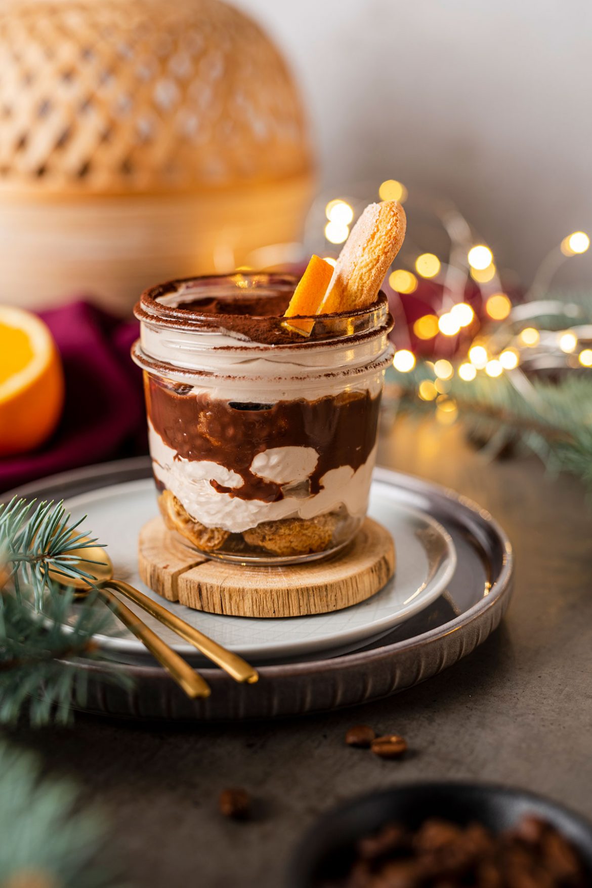 Šokoladinis tiramisu su apelsinais