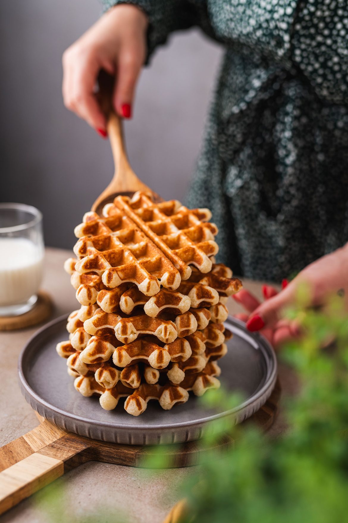 Veganiški (augaliniai) migdoliniai vafliai