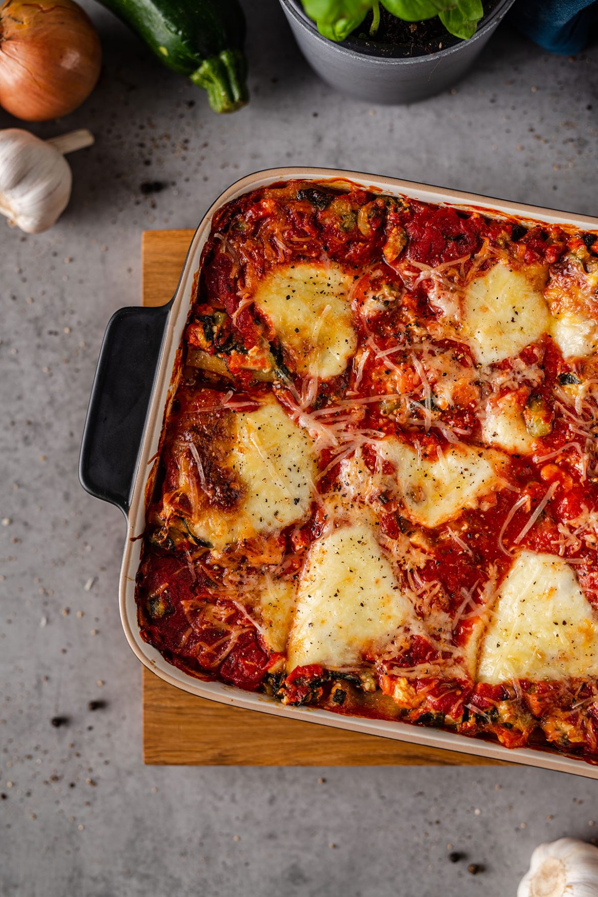 Vegetariška daržovių lazanija