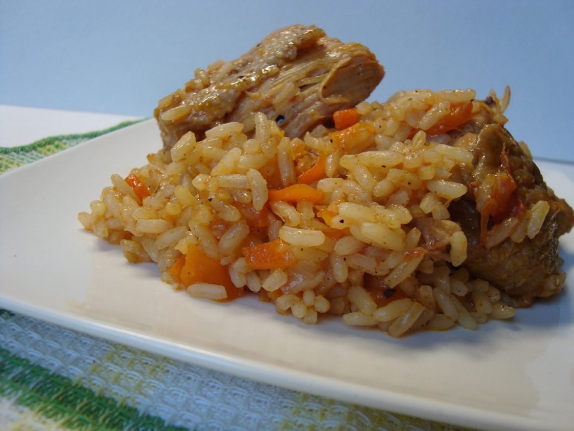 Arroz con Pollo (ryžiai su vištiena ispaniškai)