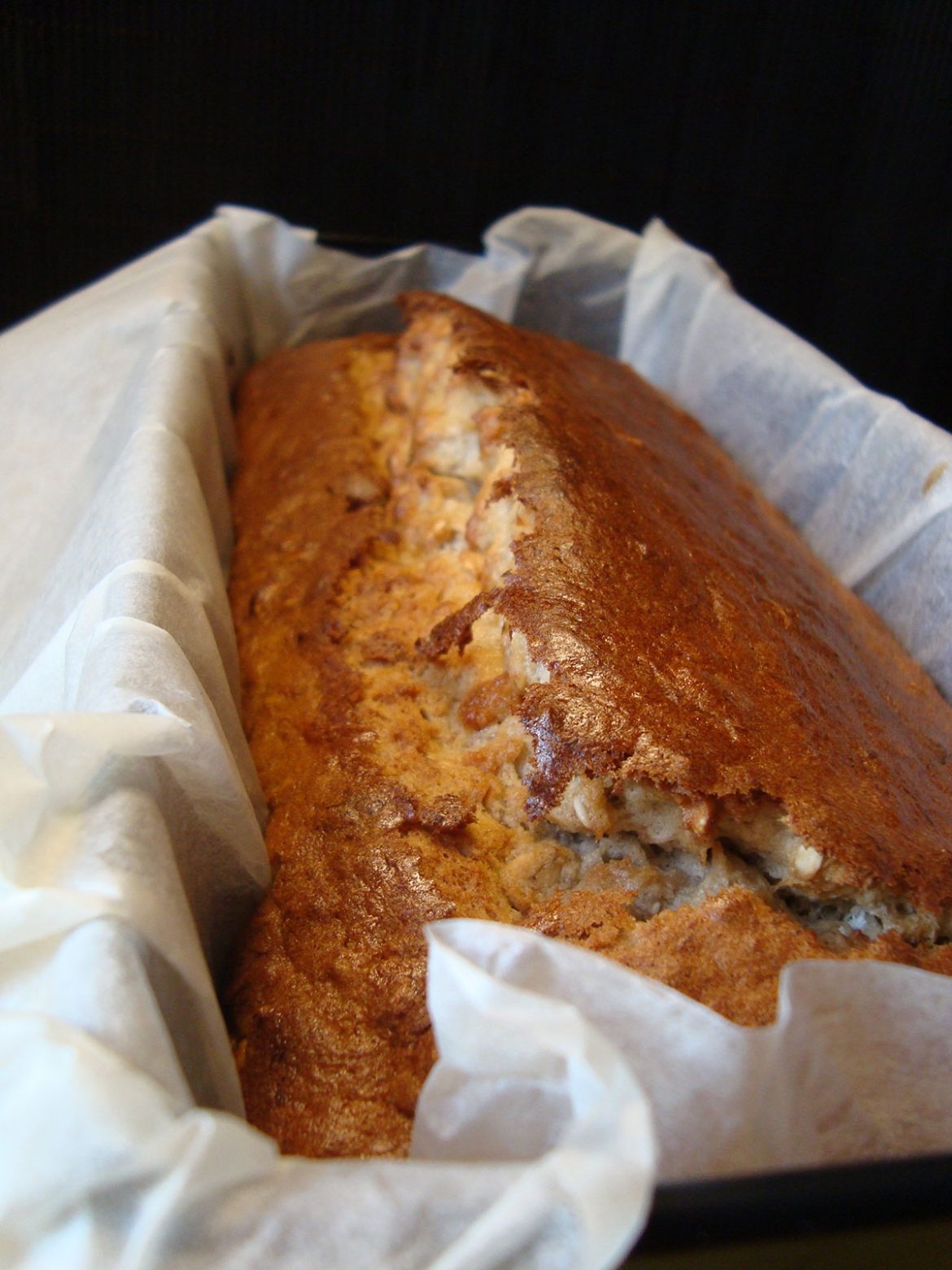 Bananų duona su avižiniais dribsniais