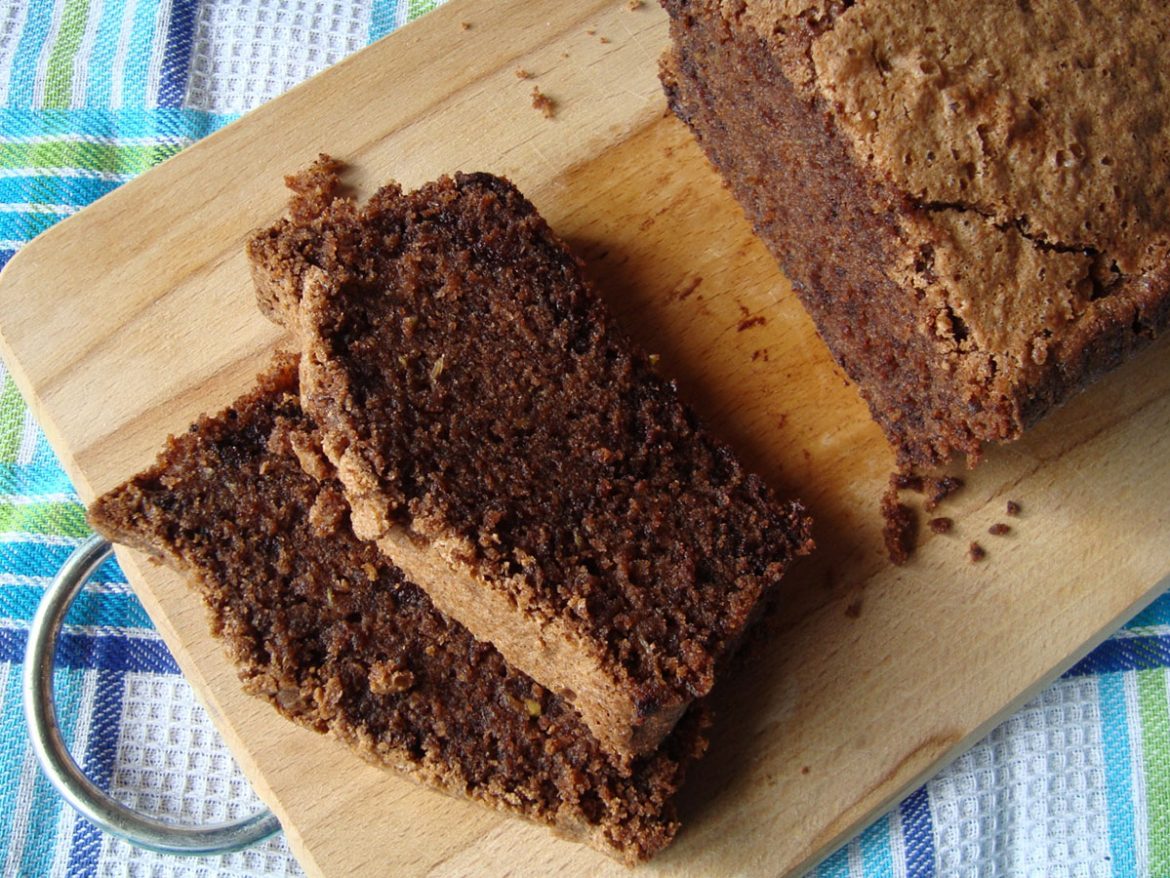 Šokoladinė cukinijų duona